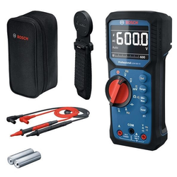 BOSCH GDM 600-15 Digitalni multimetar CAT III 600V IP65 LCD True RMS + MH1 magnetni držač