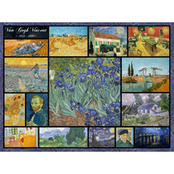 Grafika - Puzzle Kolaž - Vincent Van Gogh - 2 000 kosov