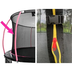 Notranja mreža za trampolin Sport Max 16ft roza