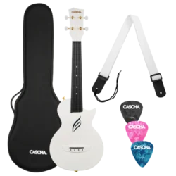 Koncertni ukulele HH 2286 Carbon White Cascha