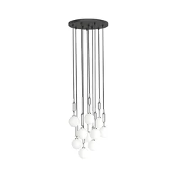 Open Design OR85358 - Luster na sajli ERO 10xG9/8W/230V sjajni hrom
