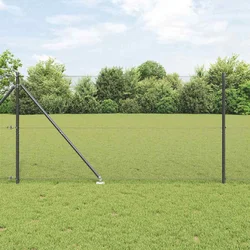 Zavareno žičano ograđivanje s bodljama 50 x 1,4 m Siva Mreža