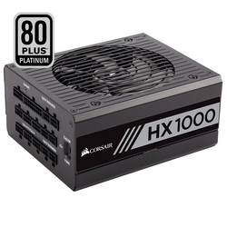 Napajalnik 1000W CORSAIR HX1000, ATX v2.4, 80PLUS Platinum (94%), modularni, 135mm vent
