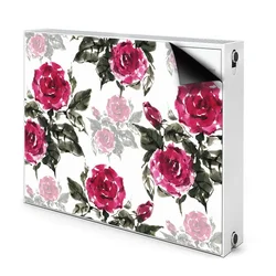 tulup.si radiatorska pokrov Pobarvane vrtnice 100x60 cm