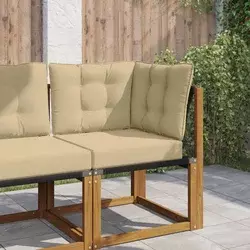 Jastuk za vanjsku sofU 3 pcs Bež Poliester