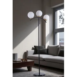 Opviq Podna lampa 8943-3, Crna