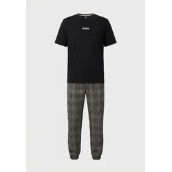 BOSS Pižama Easy Long 50535875 Bež Relaxed Fit