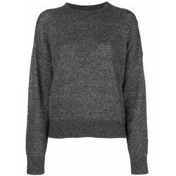 Reformation - Elle crew-neck jumper - women - Grey