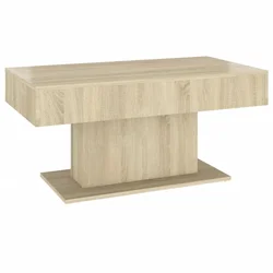 Stolić za kavu boja hrasta 96 x 50 x 45 cm konstruirano drvo