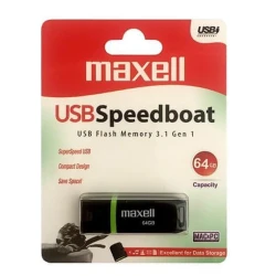 Maxell USB 64GB 3.1 SPEEDBOAT black