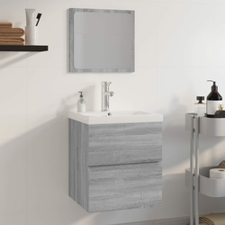 Set kupaonskog namještaja boja hrasta sonome konstruirano drvo