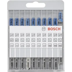 BOSCH Set listova ubodne testere 10/1 Basic for Metal, T 218 A (2x), T 118 G (2x), T 118 A (3x), T 118 B (3x)