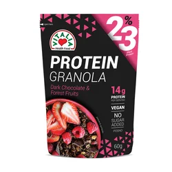Granola Protein, Crna čokolada, Crveno voće 60g