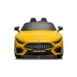 Licencirani auto na akumulator Mercedes AMG SL63 - žuti/lakirani