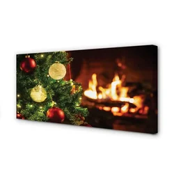 tulup.si Slika na platnu Baubles veje kamin 140x70 cm