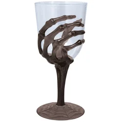 Fiestas Guirca Plastični STEKLENI vinski kelih HAND Skeleton