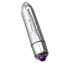 Rocks off Bullet vibrator Ro-80MM, srebrn
