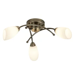 Searchlight 8183-3AB - Plafonski luster OPERA 3xG9/7W/230V