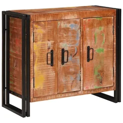 Sideboard s vratima Smeđa Čvrsto drvo reciklirano i metal