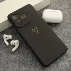Maska Golden Heartbeat za Honor X5c/ X5c Plus crna