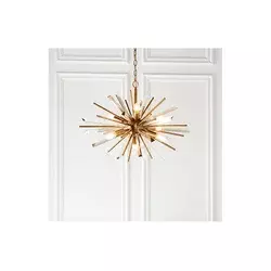 Endon 81936 - Zlatni luster na lancu 6xE14/40W/230V