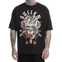 Hardcore majica moška - ROCKA BADGE - SULLEN - SCM7013_JTBK