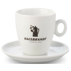 Hausbrandt Skodelica in krožniček Latte 180 ml
