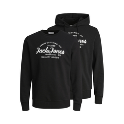 JACK & JONES Majica FOREST, črna