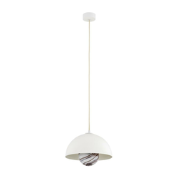 Argon 8443 - Luster na sajli PIAVA 1xE14/7W/230V alabaster bela