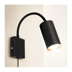 Brilagi - Fleksibilna zidna lampa SELE 1xGU10/30W/230V crna/zlatna