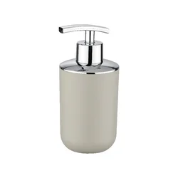 WENKO 21219100 - Dozator za sapun BRASIL 7,3x16,5 cm bež/sjajni hrom