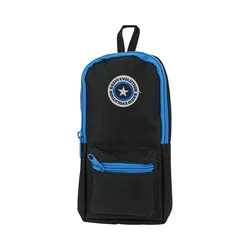 Toaletna torbica, 2 patenta, Statovac, Pop Case, 100862, plava/crna
