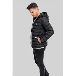 Basic bubble jacket blkwhtblk