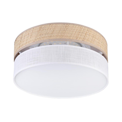 LED plafonsko svetlo SIRJA BOHO LED/20W/230V prečnika 35 cm bež/bela