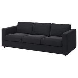 VIMLE Sofa trosed, Saxemara crno-plava