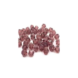 Kristalna perla romb 4 mm -ljubičasta