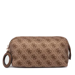Kozmetični kovček Guess Adrian Logo Travel TWNB21 68851 Svetlo rjava