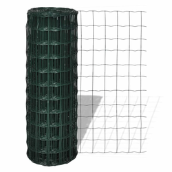 VIDAXL euro mrežasta ograja 10 x 1,5 m z mrežo velikosti 100 mm