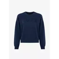 Mexx Ženski džemper MF007500161W, Okrugli izrez, Teget