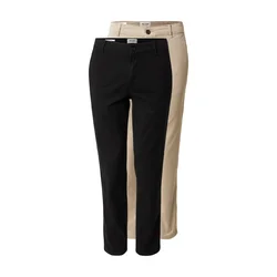 JACK & JONES Chino hlače med/črna