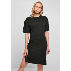 Womens dress with slit black