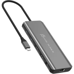 Mini priklopna postaja j5create JCD398 USB-C® Dual 4K HDMI™ 10Gbps