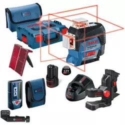 BOSCH linijski laser GLL 3-80 C + laserski prijamnik LR7 u L-Boxx-u (0601063R05)