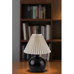 Opviq Stona lampa Oliver, Crno-bela