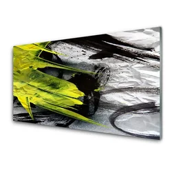 tulup.si Slika na steklu Abstrakcija graphics 140x70 cm 2 obešalnika