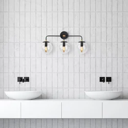 Opviq Zidna lampa E14, Crno-Bronzana