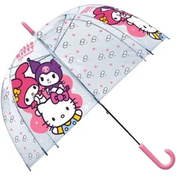 slomart Dežnik KIDS EUROSWAN Hello Kitty, prozoren