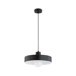 Visilica na sajli NEVERA 1xE27/15W/230V crna