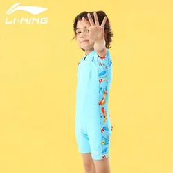 Li-Ning Jednodelni kupaći kostim za dečake, Svetloplavi