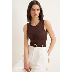 Trendyol Milla Ženska bluza, Braon